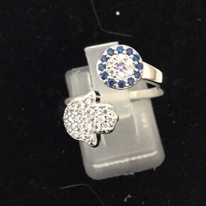 Sterling silver ring for pinky